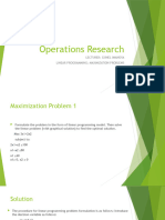 Operations Research Lecture Notes 4-Maximization Problems