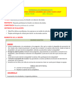 SESION DE MATEMATICA Division de Decimales