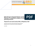 Sistema Integrado y Planificación de Operaciones de Duke Energy - Un Análisis Comparativo de Las Prácticas de Planificación Integrada