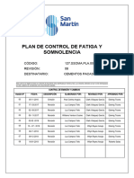 127-SSA-PLA-005 Plan de Control de Fatiga y Somnolencia 2019 - Rev8