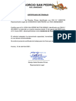 01.certificado de Trabajo Consorcio San Pedro