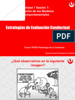 Semana 7 Unidad I Evaluación Conductual PDF