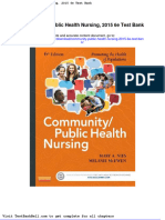 Community Public Health Nursing 2015 6e Test Bank