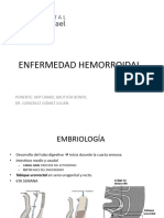 Enfermedad Hemorroidal