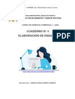 Cuaderno #4 - Elaboración de Ensayo.