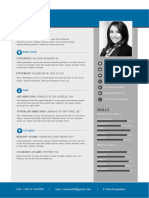 PSD Resume Template