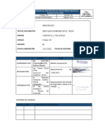 PROGRAMA DE PREVENCION DE TME Mineria