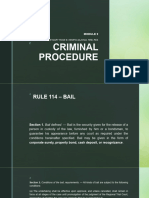 Module 4 Criminal Procedure