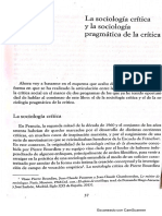 Copia de Sesión 7 La Sociología Crítica y La Sociología Pragmática de La Crítica (PP. 37-57)