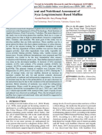 Development and Nutritional Assessment of Red Rice Oryza Longistaminata Based Muffins