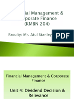 Unit 4 - FInancial Management & Corporate Finance - KMBN 204-1 - 230707 - 185305