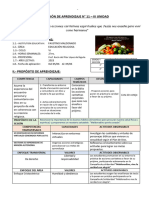 Sesión de Aprendizaje #11 - Iii Unidad: Competencia Capacidades Campos Temáticos Desempeños Instrument O