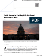 Truth Decay Is Putting U.S. National Security at Risk