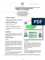 Informe DHCP - LINUX WINDOWS - BYRON MORALES