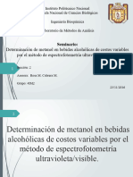 Determinacion Metanol