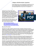 Replacing Electrolytic Capacitors