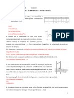 Ficha de Trabalho - Ondas