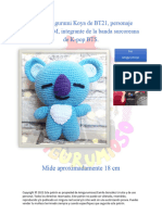 Patron Amigurumi Koya de BT21