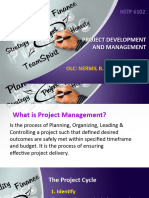 WEEK 9 Project Development and Management