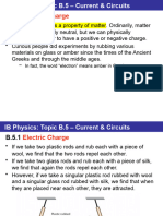 Topic B.5.1 - Potential Difference, Current, and Resistance