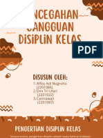 Pencegahan Disiplin Kelas