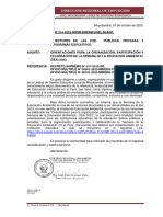 Oficio Múltiple #214-2023 - Semana de La Educación Ambiental