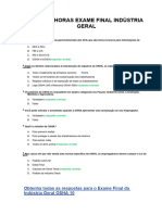 Respostas Do Exame Final Da Indústria Geral de 10 Horas Da OSHA