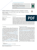 Estimación Óptima para La Corrección Atmosférica Del Espectrómetro de Imágenes