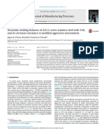 Dissimilar Welding Behavior of 22% CR Series Stainless Steel With 316L