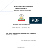 Perfil Modelo Comercio Exterior UPEC