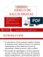 Modelo de Salud Digital - Semana 2 Telesalud