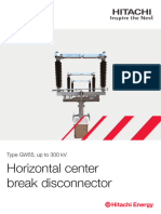 Hitachi Energy Horizontal Center Break Disconnector GW55