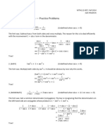 TrigIdentities PracticeProblems KEY