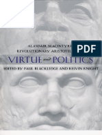 Paul Blackledge (Editor), Kelvin Knight (Editor) - Virtue and Politics - Alasdair MacIntyre's Revolutionary Aristotelianism-University of Notre Dame Press (2011)