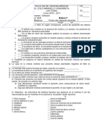 Extraordinario 2da Convocatoria - SNER.1er Año - Medicina.BATERIA F