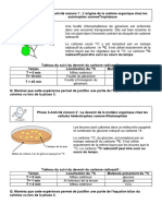 Excercices Métabolismes