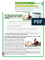 1.lunes A - Ficha - Extraemos Oraciones de Un Texto e Identificamos El Sujeto