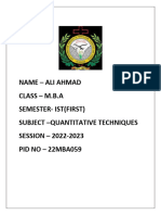 Assignmemt of QT2