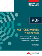 Post Crecimiento y Buen Vivir Propuestas