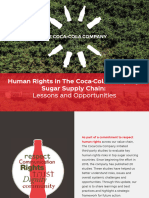 Human Rights in The Coca Cola Sugar Supply Chain