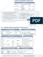 Simple Present Chart