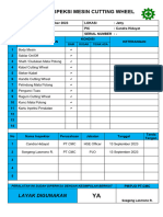 Form Inspeksi Mesin Cutting Wheel