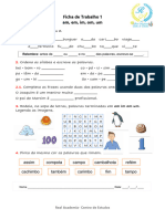 Ficha de Trabalho 2 - Am, Em, Im, Om, Um