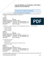 Financial Markets and Institutions 12th Edition Madura Test Bank 1