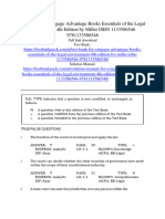 Test Bank For Cengage Advantage Books Essentials of The Legal Environment 4th Edition by Miller ISBN 1133586546 9781133586548