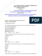 Test Bank For Chemistry A Molecular Approach Canadian 2nd Edition by Tro ISBN 013398656X 9780133986563