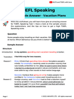 TOEFL Speaking Task 1 Sample Answer - Vacation Plans - 230309 - 142334