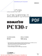 Komatsu pc130 7 Shop Manual Sample