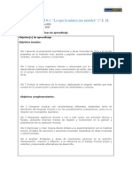 Planificación Anual Unidades 1° Medio Música 2023