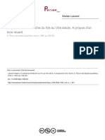 Vitalien Laurent. Le Patriarcat D'antioche Du IVe Au VIIe Siècle. A Propos D'un Livre Récent. Revue Des Études Byzantines, Tome 4, 1946. Pp. 239-256.